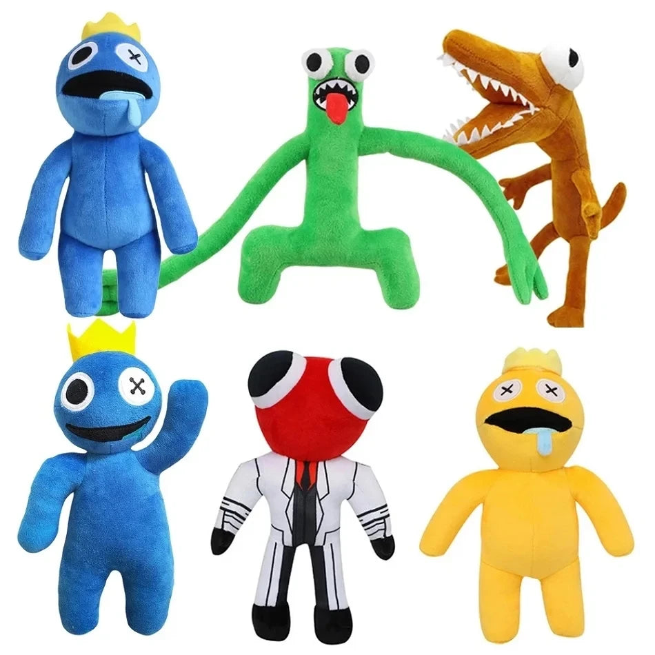 30cm Rainbow Friends Plush Toys Animation Kawaii Monster Stuffed Animal Doll Puppet Toys