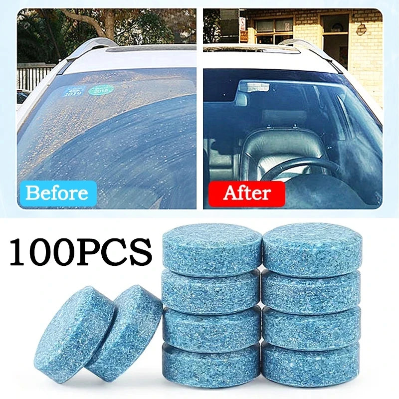 Solid Cleaner Car Windscreen Cleaner Effervescent Tablet For Auto Wiper Glass