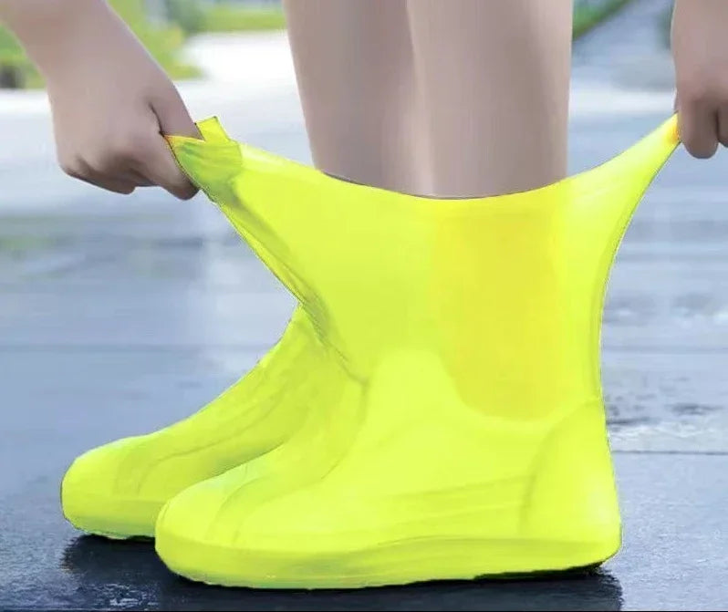 Silicone lip-resistant Shoe Covers WaterProof Rubber for Rainy Day