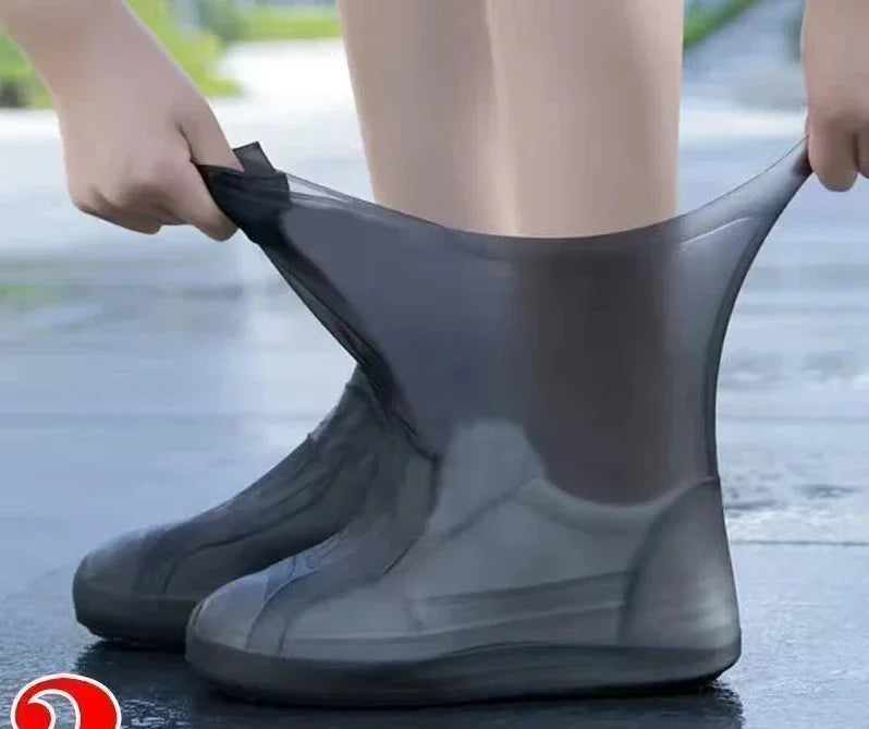 Silicone lip-resistant Shoe Covers WaterProof Rubber for Rainy Day