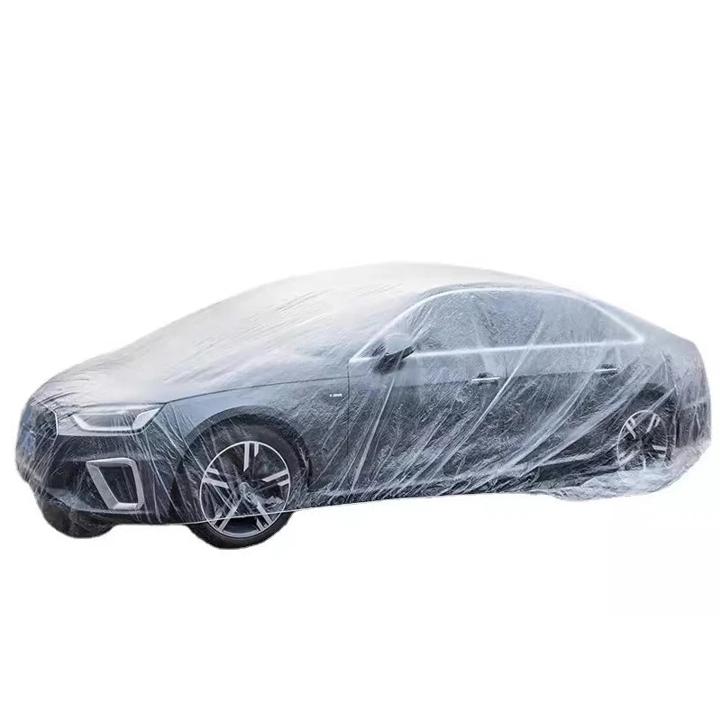 Disposable Car Cover Indoor Dustproof PEVA Car Cover Transparent Soft Scratch-Free