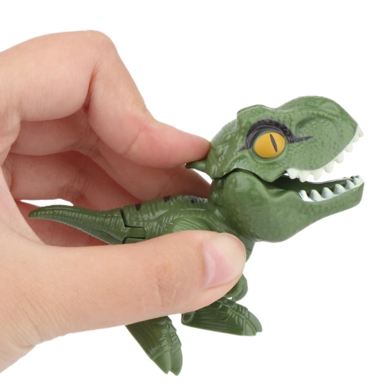 Jurassic Finger Dinosaur Triceratops Tyrannosaurus Model Toys for Kids