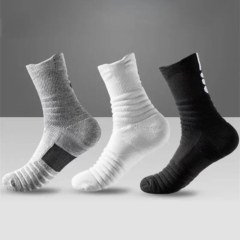 Anti-slip Football Socks Men Women Cotton Sock Short Long Tube Socks 39-45