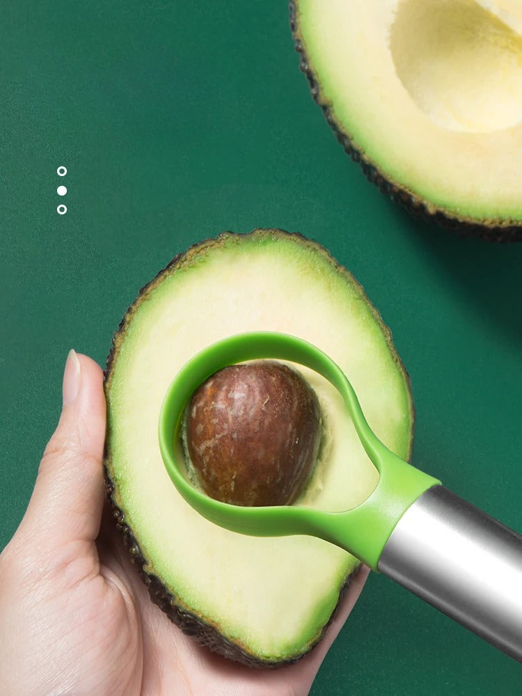 Avocado Knife Gadget Stainless Steel Cutter Kitchen Gadgets Fruit Cutting