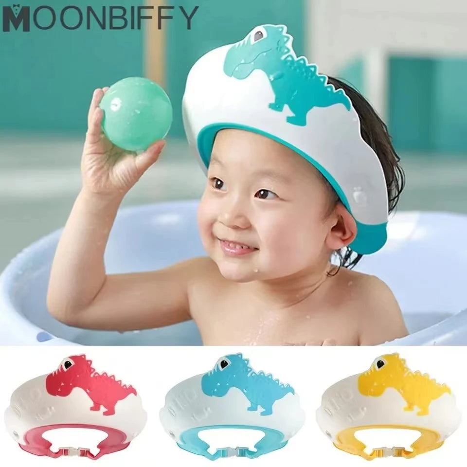 Safe Shampoo Shower Bathing Bath Protect Soft Cap Hat For Baby Wash Hair Shield Bebes Children Bathing Shower Cap Hat Kids