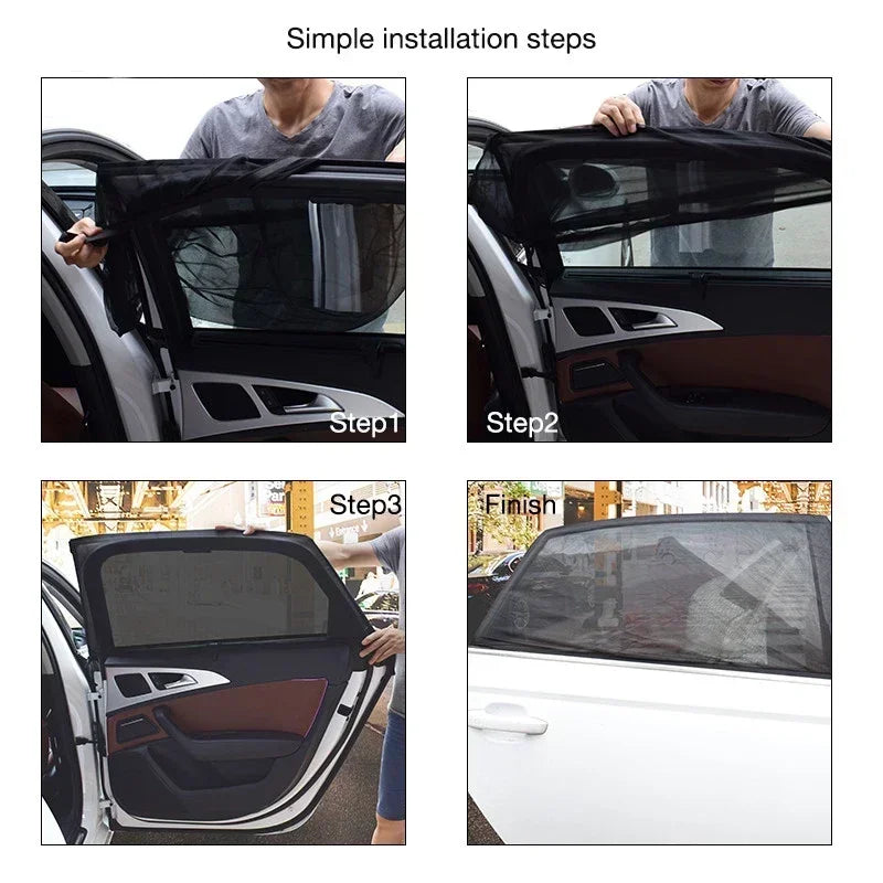 Car Universal Sunshade SUV UV Protection Anti-mosquito Screen