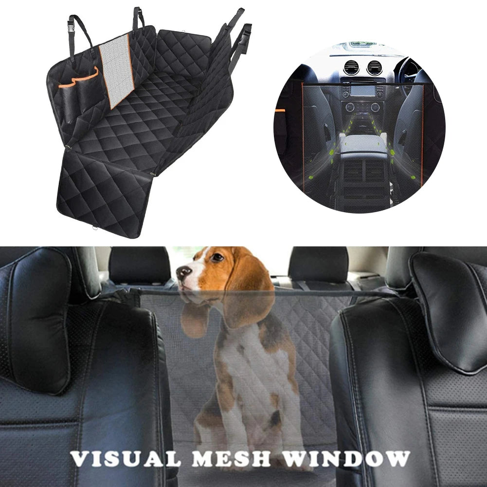 Dog Car Seat Cover Waterproof Pet Travel Dog Carrier Hammock Car Rear Back Seat Protector Mat Safety Carrier For Dogs