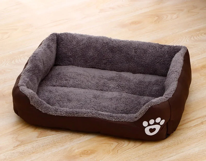 Dog Sofa Bed Bed for Dog Cat Pet Square Plush Kennel Medium Small Cushion Dog Bed House