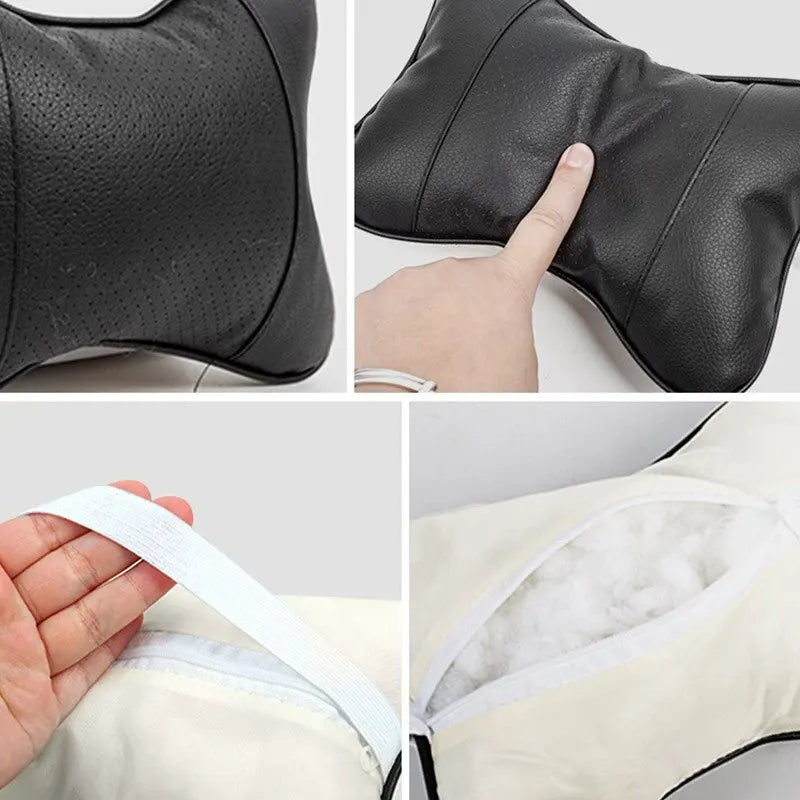 Car Seat Headrest Restraint Auto Safety Head Neck Rest Relax Pillow Cushion Pad Breathable Mesh Car Seat Neck Protector Pillow