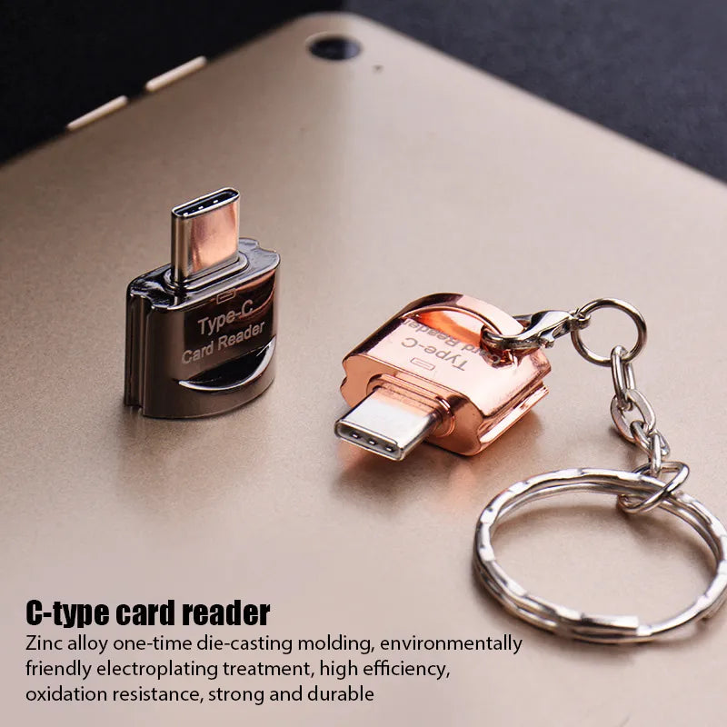 New USB 3.1 Type C To Micro-SD TF Adapter Cardreader High Speed Card Reader Smart Memory Card Reader For Apple Samsung Laptop