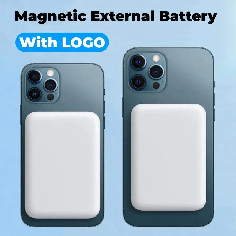 30000mAh Portable Wireless Charger Macsafe Auxiliary Spare External Magnetic Battery Pack Power Bank For iPhone 14 13 12 Pro Max