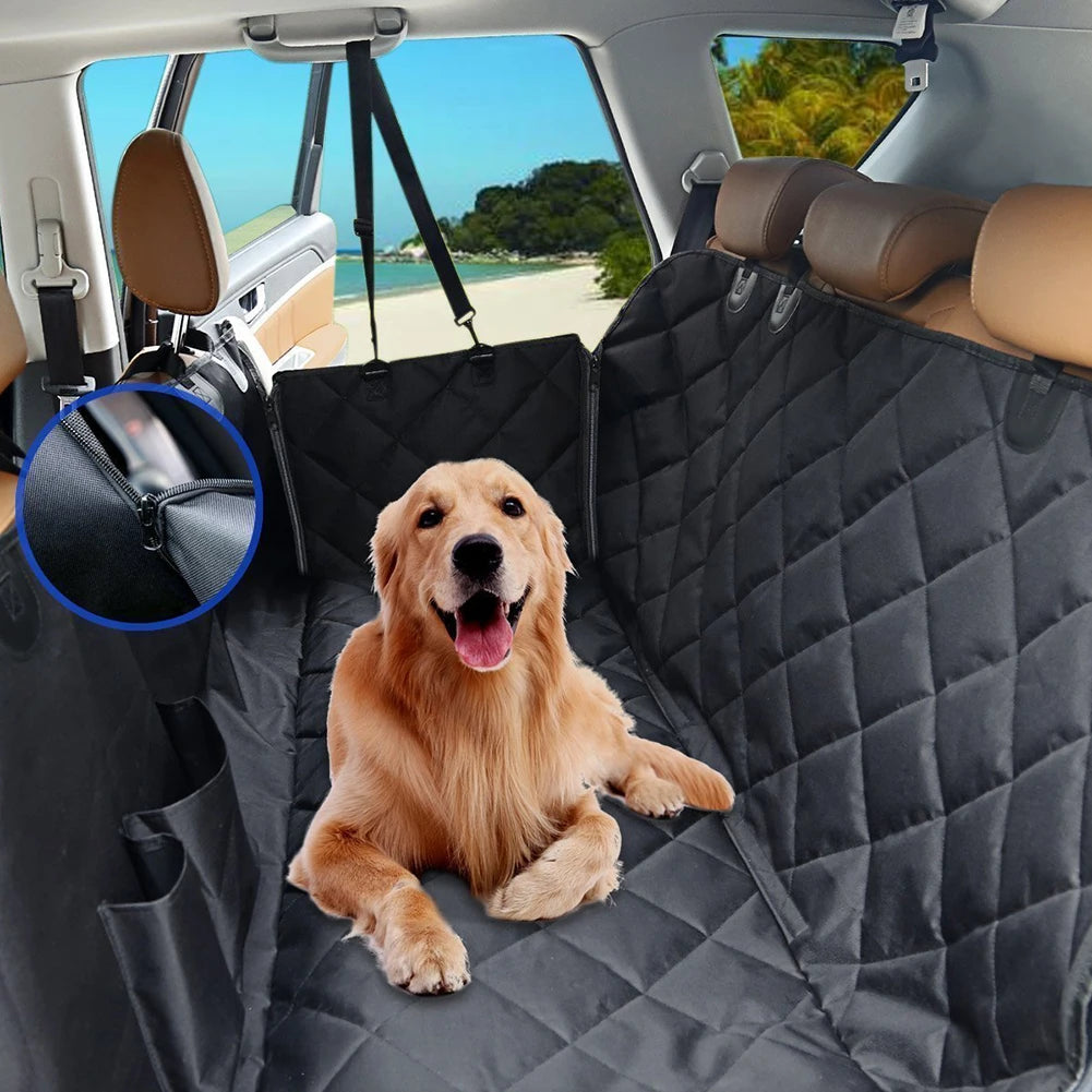 Dog Car Seat Cover Waterproof Pet Travel Dog Carrier Hammock Car Rear Back Seat Protector Mat Safety Carrier For Dogs