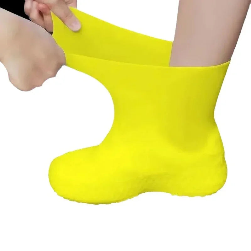 Silicone lip-resistant Shoe Covers WaterProof Rubber for Rainy Day