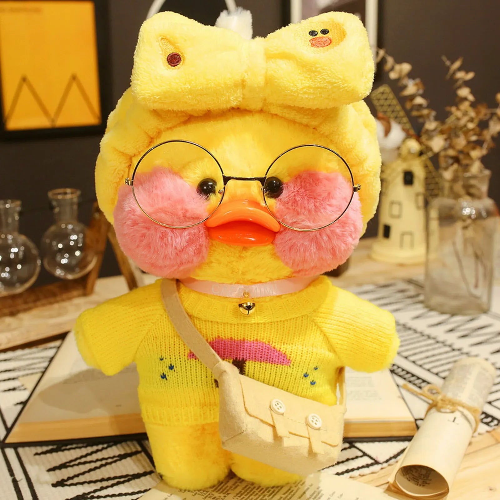 30cm kawaii cosplay Duck plush toys Stuffed Duck mini Duck Toys Soft Plushies Toys