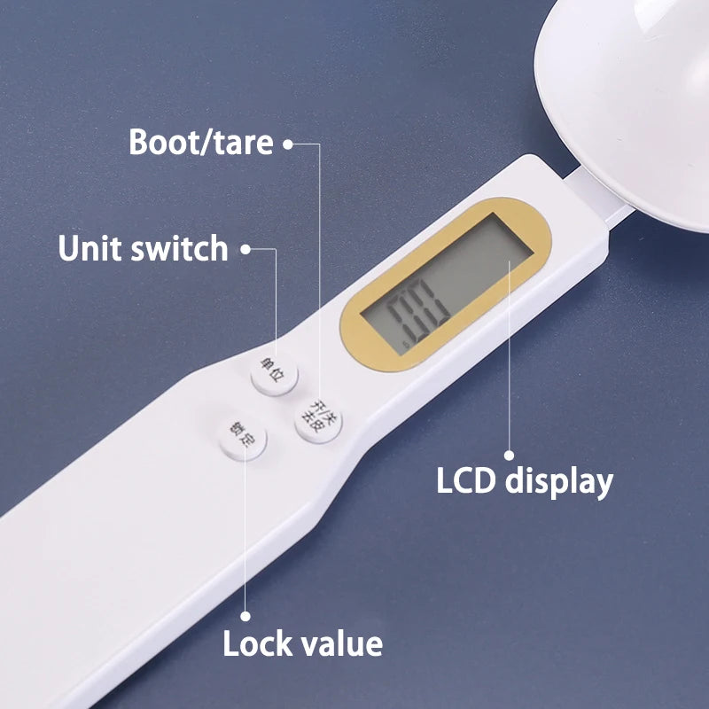 Electronic Kitchen Scale 500g 0.1g LCD Digital Measuring Digital Spoon Scale