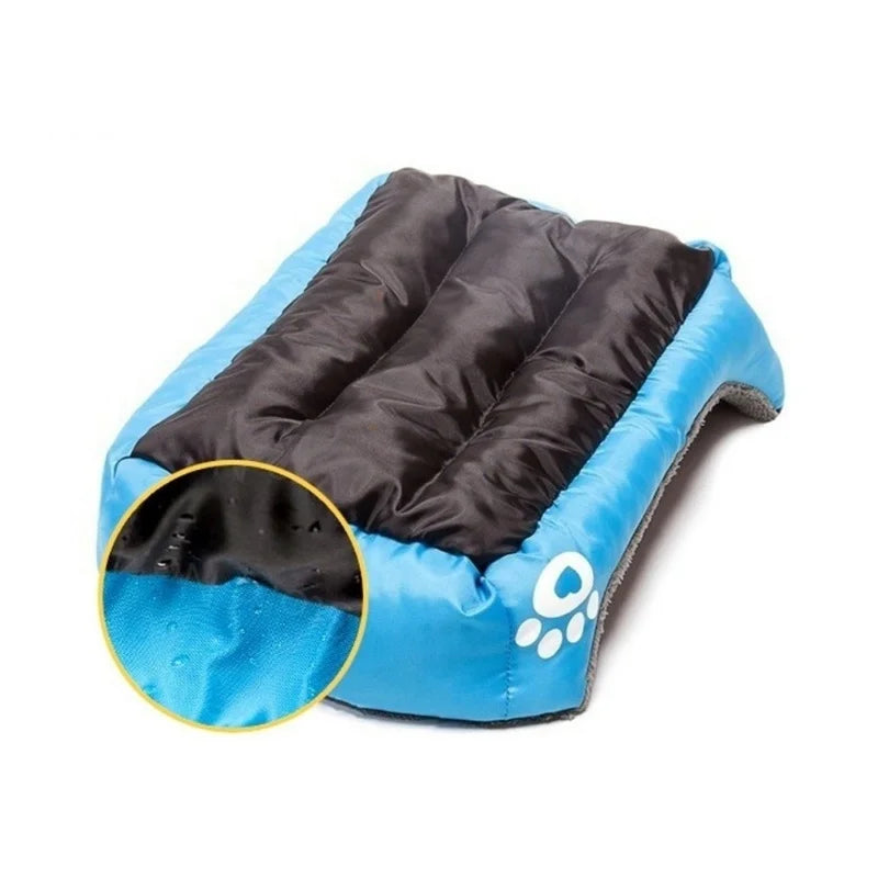 Dog Bed Waterproof 8Colors (S-3XL) Large Warm Cozy Dog House Soft Fleece Nest Autumn Winter Kennel