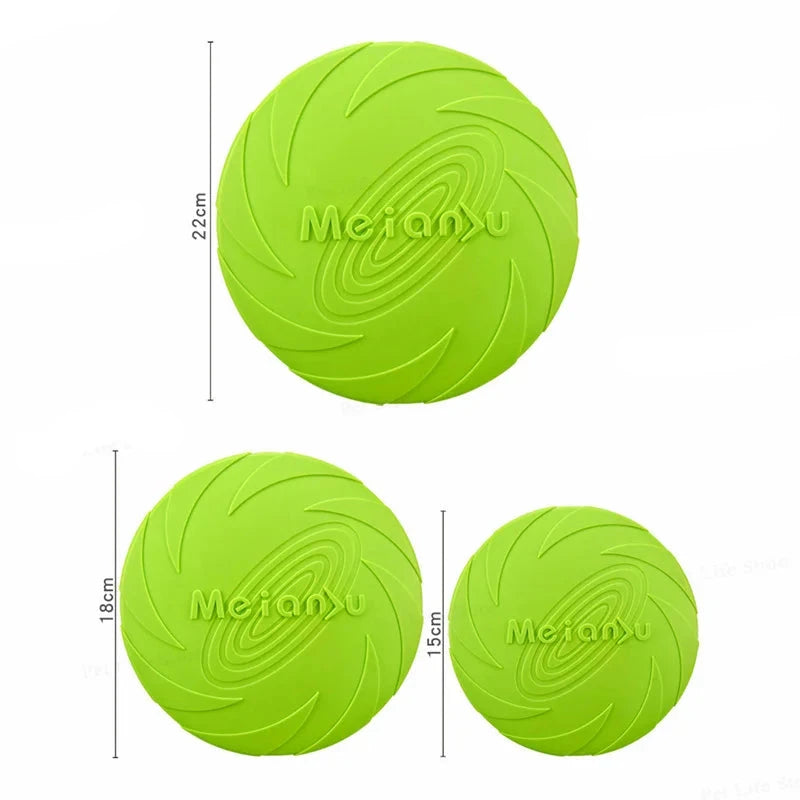 Bite Resistant Flying Disc Toys For Dog Multifunction Pet Puppy Training Toys Outdoor Interactive Game