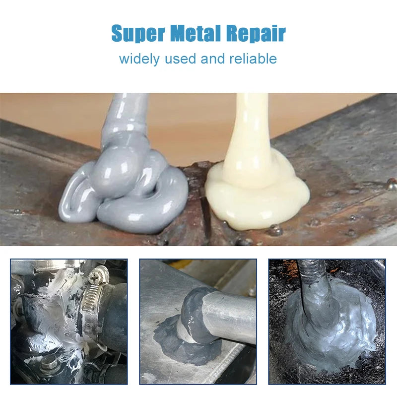 Liquid Metal Repair Adhesive High Strength Bonding Sealant Weld Seam Metal Adhesive Heat Resistance Strong Casting AB Glue