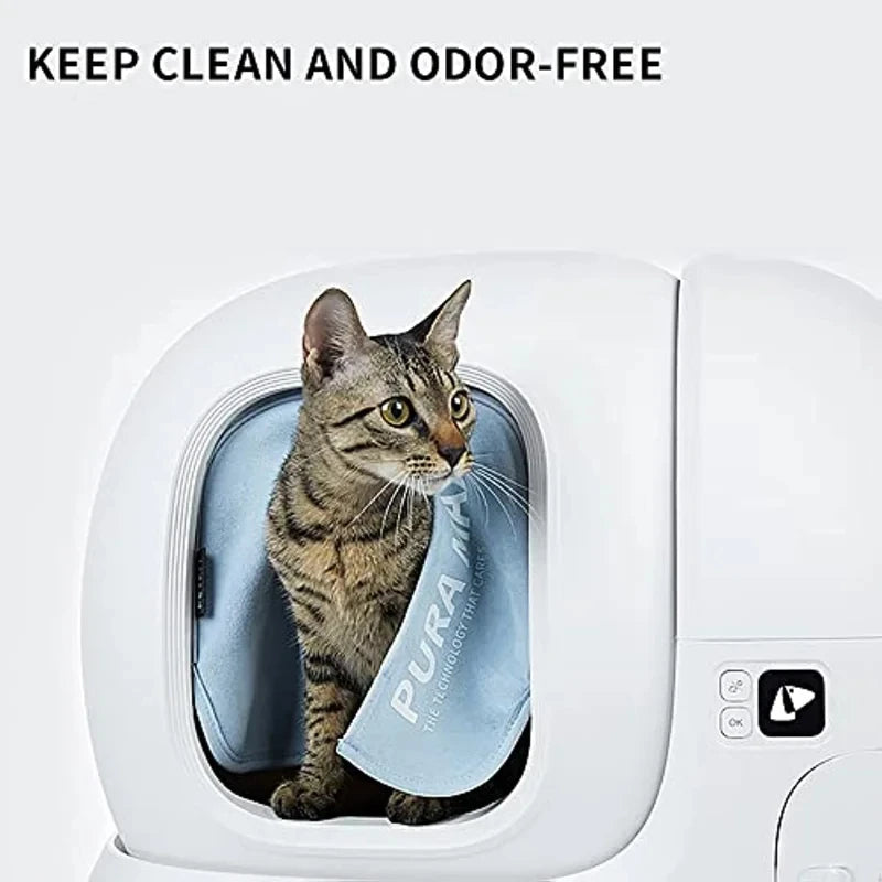 Cat Litter Box Automatic Toilet Gray Red Filter Screen Filter Mesh Effective Sand