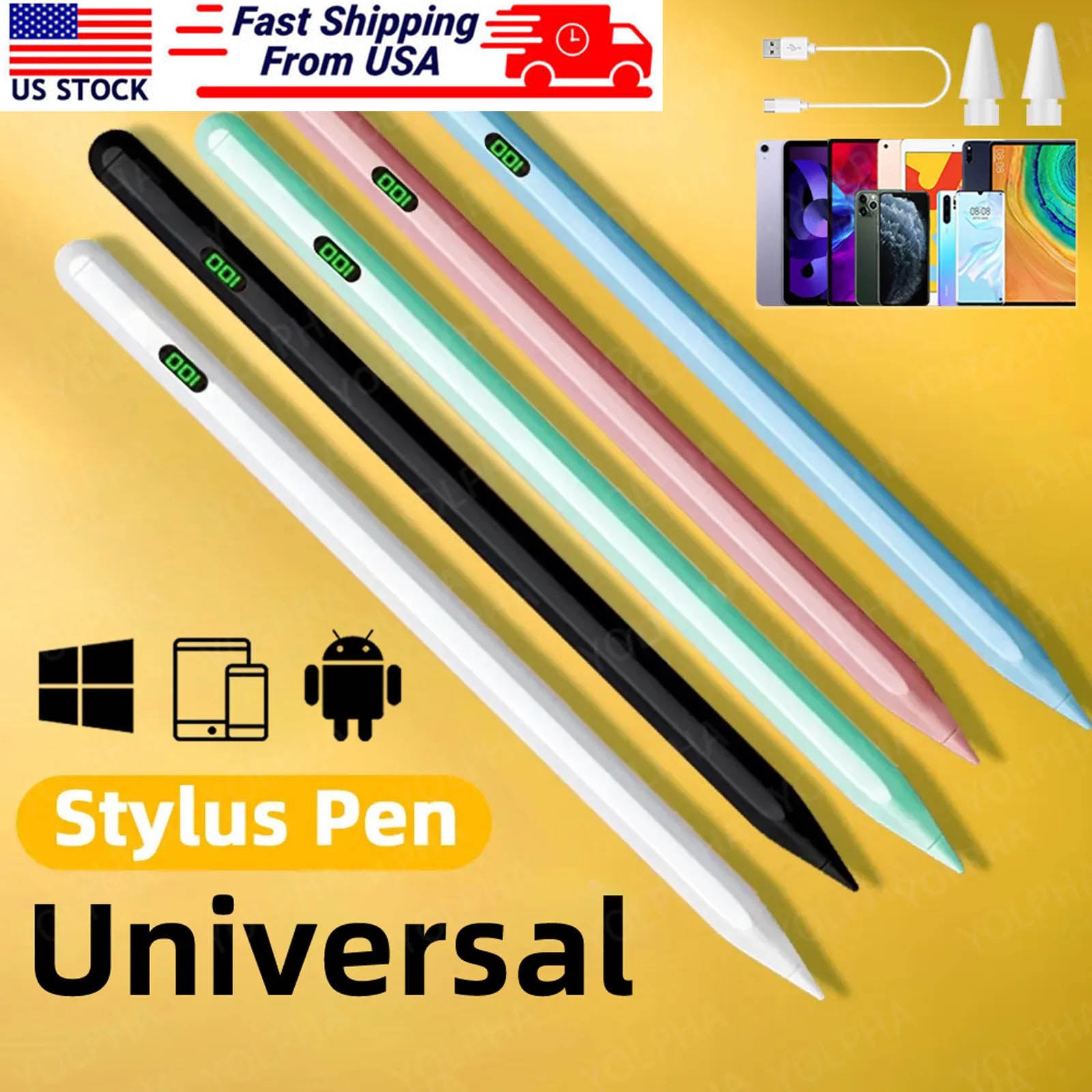 New Stylus Pen For iPad Touch Pen for Android iPad Accessories for Apple Pencil Universal Stylus Pen With Digital Power Display