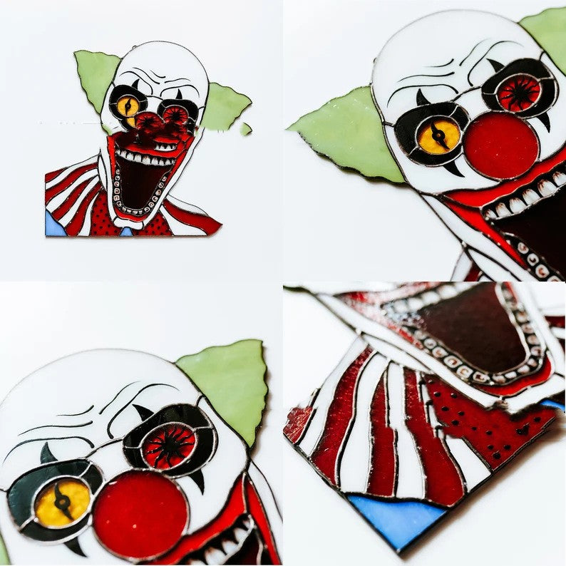 Halloween Window Clown Ornaments