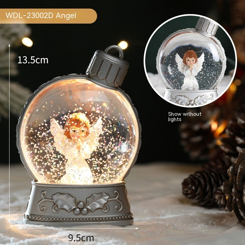 Christmas Decorations Luminous Simulation Flat Light LED Decoration Scene Layout Flame Light Home Decor