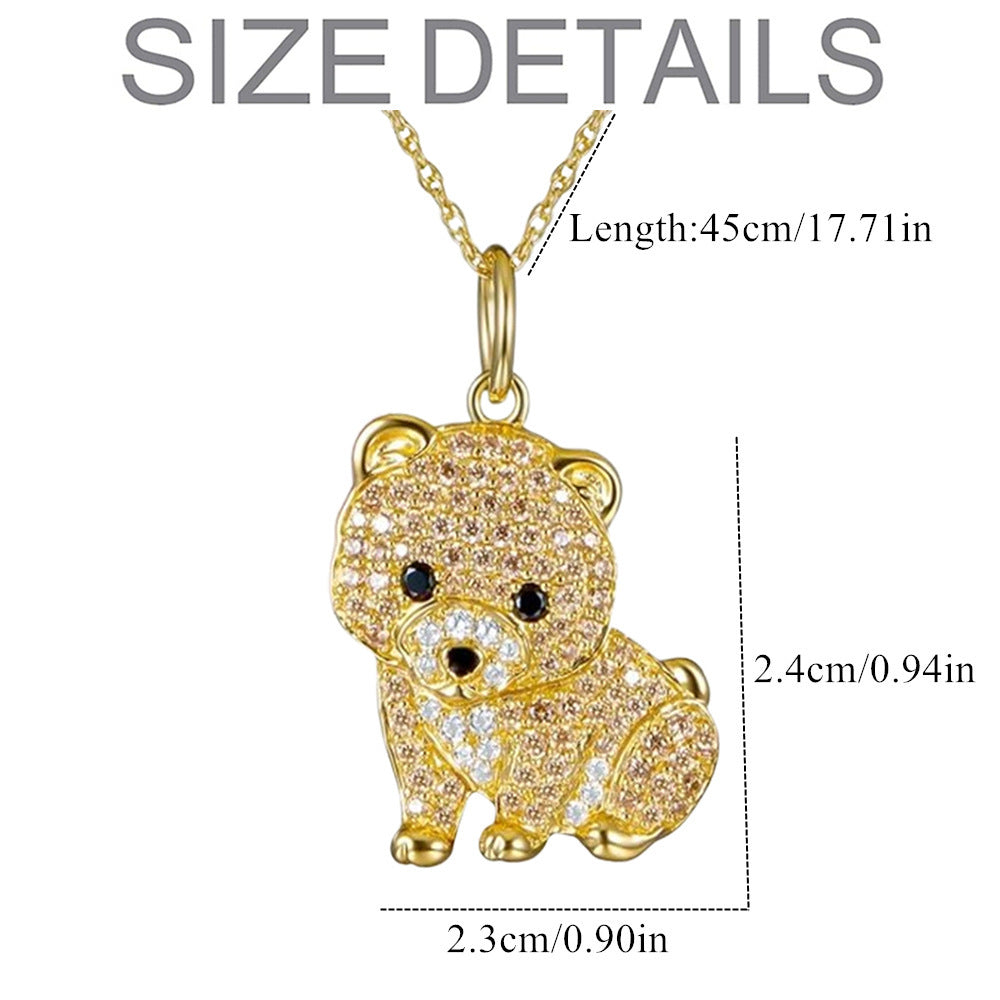 Women's Pomeranian Pendant Necklace