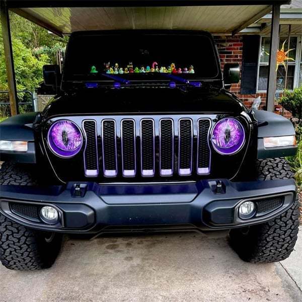 Beast Eye Headlight Car Decal Decoration