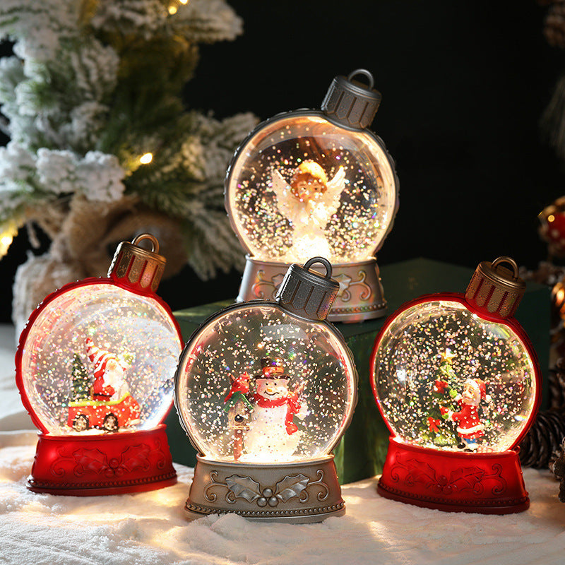 Christmas Decorations Luminous Simulation Flat Light LED Decoration Scene Layout Flame Light Home Decor