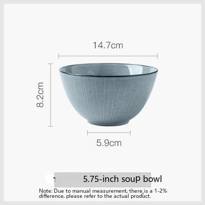 Slight Flaw Ceramic Retro Rice Bowl