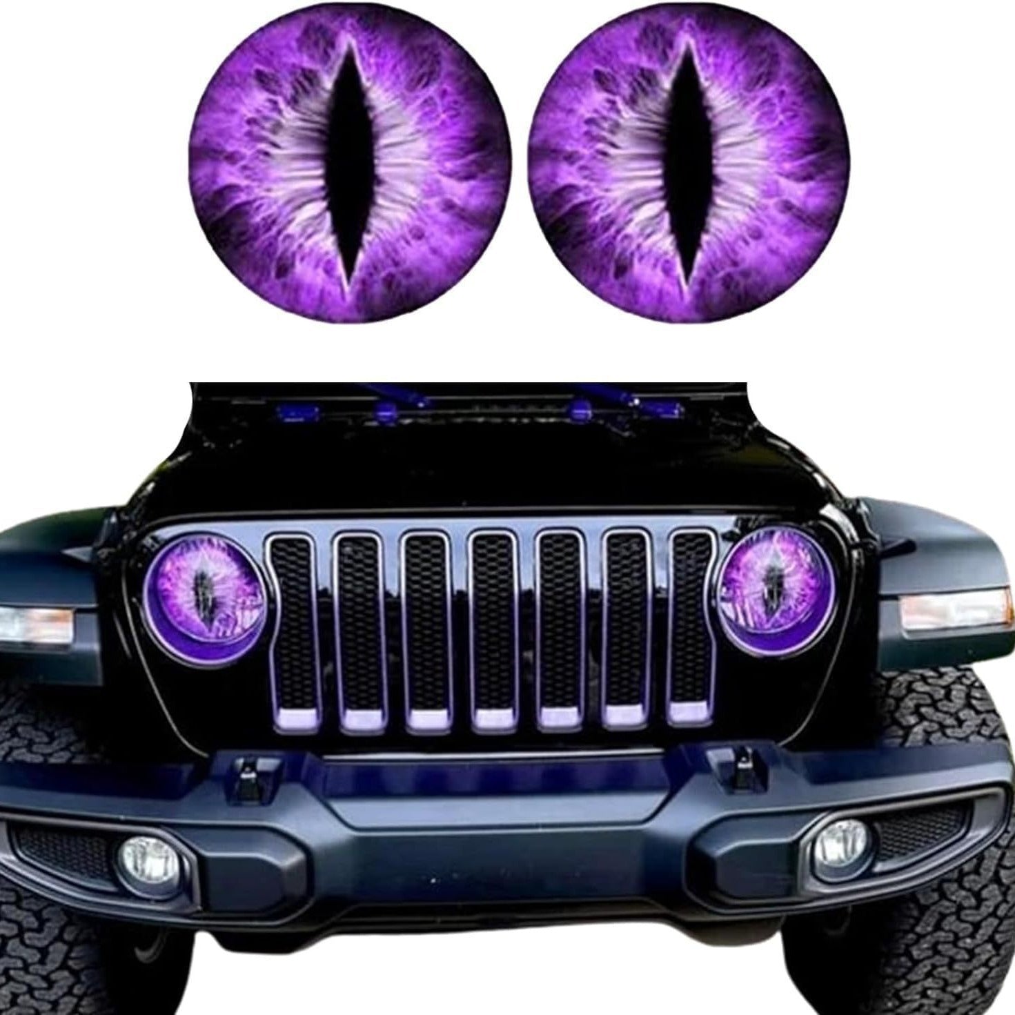 Beast Eye Headlight Car Decal Decoration