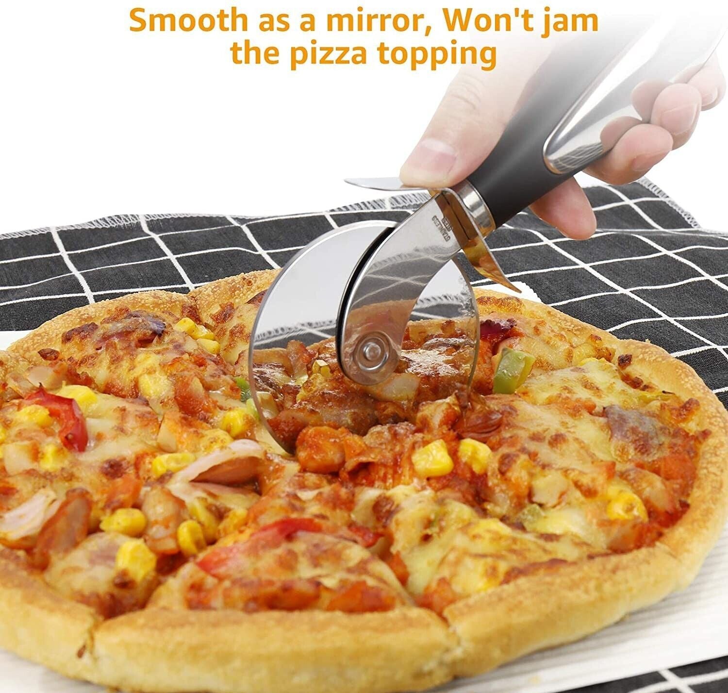 Pizza Cutter Wheel Kitchen Pizza Slicer Cutting Tool Stainless Steel Easy To Cut