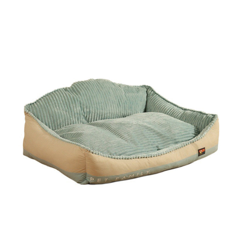 Lazy Dog Sofa Bed Winter Warm Four Seasons Removable And Washable Cat Mat Bed