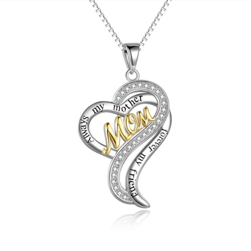 Silver Mother's Day Necklace For Women